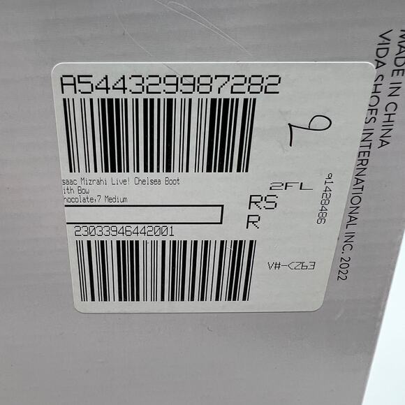 Isaac Mizrahi Live! Leather Boot Womens 7M Brown Boots Heel Side Zip - Picture 12 of 12